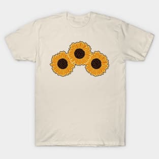 Many Sunny Yellow Flowers T-Shirt